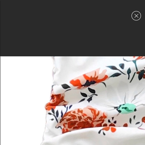 Cupshe Floral One Piece NWOT - Picture 7 of 12